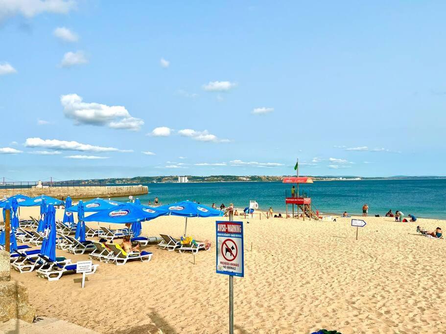New-Romantic Studio Near The Beach! Paco de Arcos Bagian luar foto